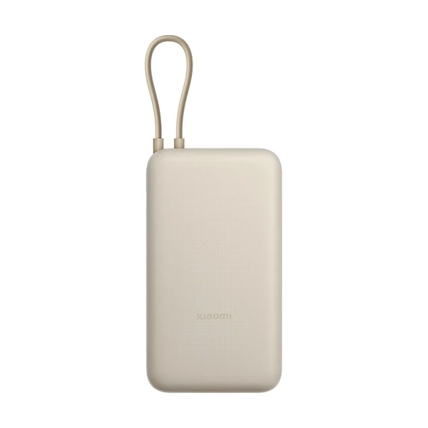 Xiaomi Power Bank 20.000 mAh 33W, integrált kábellel, bézs EU BHR8851GL