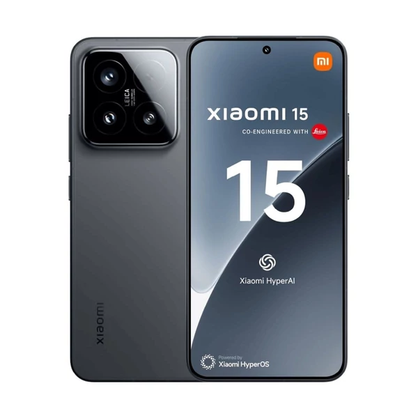 Xiaomi 15 5G 12GB RAM 512GB, töltő nélkül fekete EU