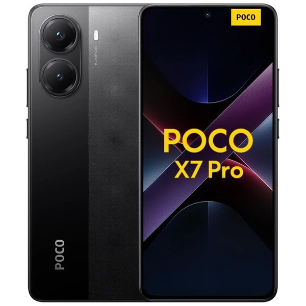 Xiaomi Poco X7 Pro 5G Dual SIM 12GB RAM 512GB töltő nélkül, fekete EU