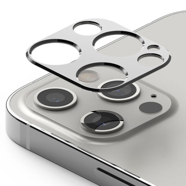 Ringke iPhone 12 Pro/12 Pro Max, Camera Stlying, kamera sizget védő keret, Ezüst