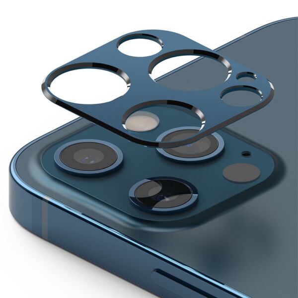 Ringke iPhone 12 Pro/12 Pro Max, Camera Stlying, kamera sziget védő keret, Kék