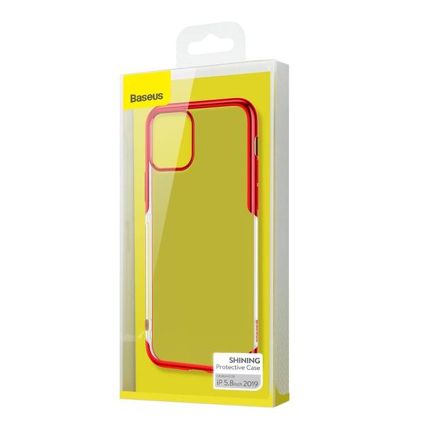 Baseus iPhone 11 Pro tok, Shining, piros (ARAPIPH58S-MD09)