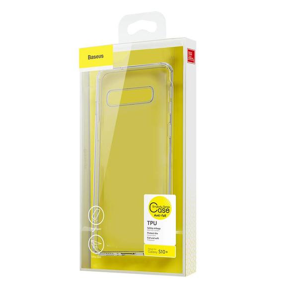 Baseus Samsung S10 Plus tok, Simple, átlátszó (ARSAS10P-02)