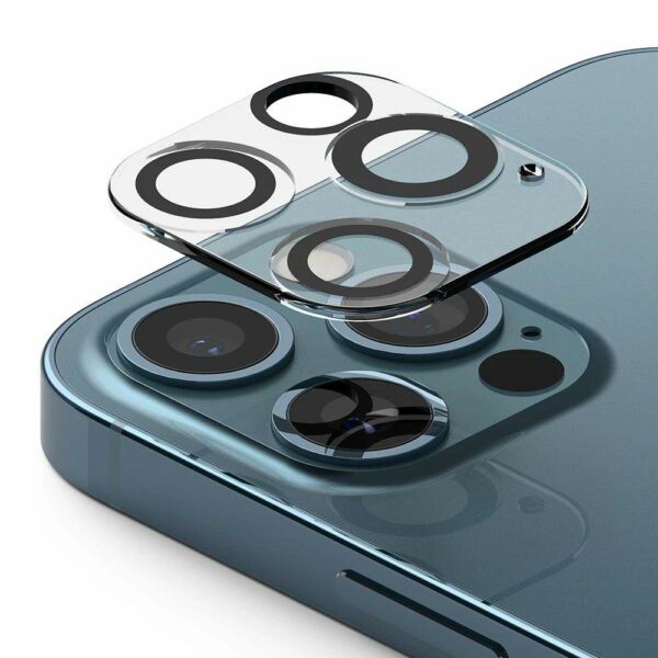 Ringke iPhone 12 Pro kamera lencse védő üveg, Átlátszó