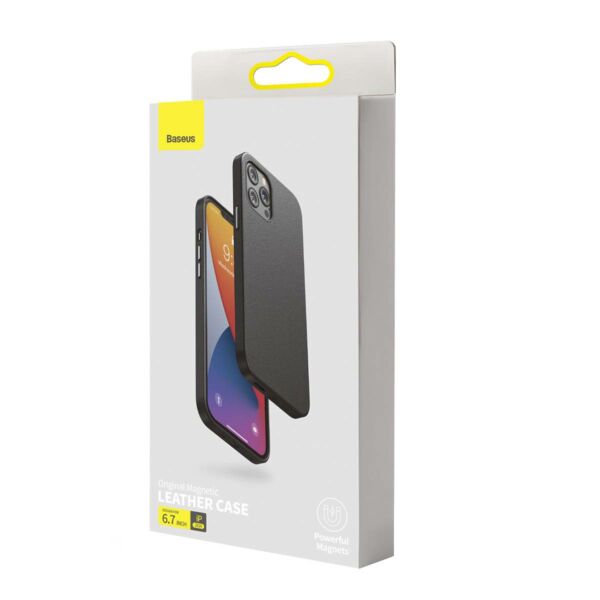 Baseus iPhone 12 Pro Max tok, Original Magnetic, fekete (LTAPIPH67N-YP01)
