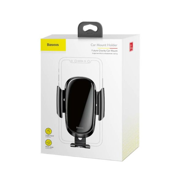 Baseus autós telefontartó, Future, szellőzőrácsra, fekete (SUYL-WL01)
