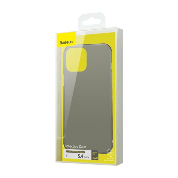 Baseus iPhone 12 mini tok, Comfort Phone, fekete (WIAPIPH54N-SP01)