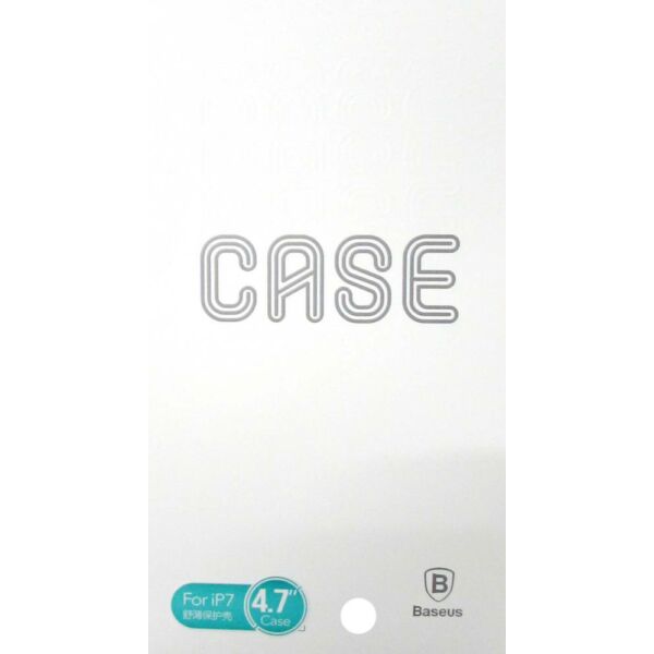 Baseus iPhone 8/7 tok, Sutok, Thin, fehér (WIAPIPH7-SB02)