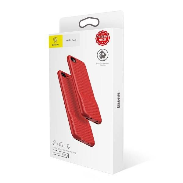 Baseus iPhone 8/7 Audio tok, piros (WIAPIPH8N-VI09)