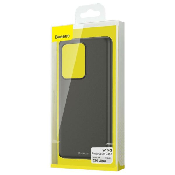 Baseus Samsung S20 tok, Wing, Solid, fekete (WISAS20-A01)