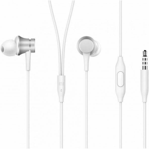 Xiaomi Mi In-Ear Earphone Basic, vezetékes, sztereó fülhallgató, matt ezüst, EU, ZBW4355TY