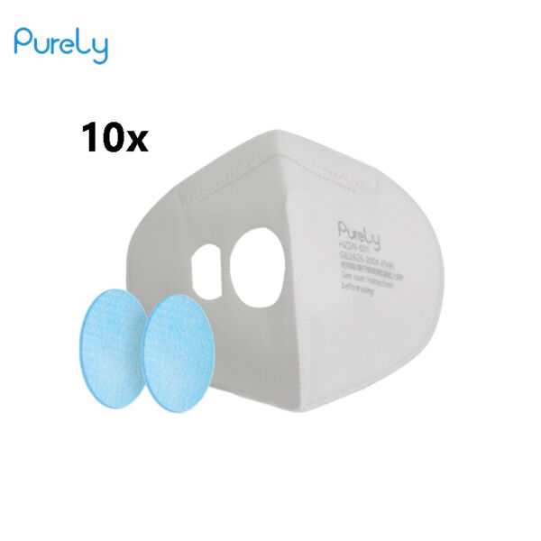 Xiaomi Mi Purely Anti-Pollution Air arc maszk 550mAh Filter 10db/csomag