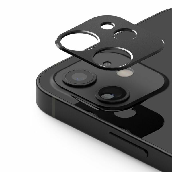 Ringke iPhone 12, Camera Styling, kamera sziget védő keret, Fekete