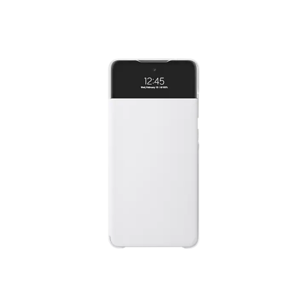 Samsung Galaxy A72 Smart S View Wallet flip tok fehér (EF-EA725PWEGEE)