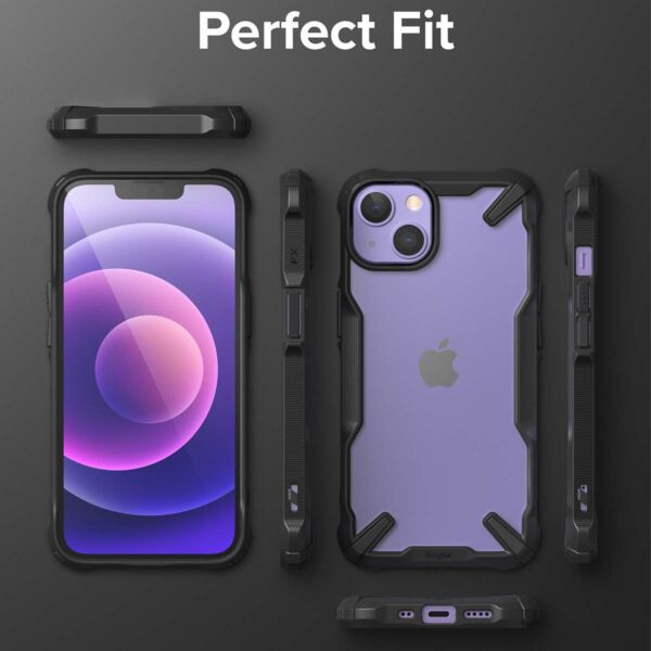 Ringke iPhone 13 mini tok, Fusion X, Fekete