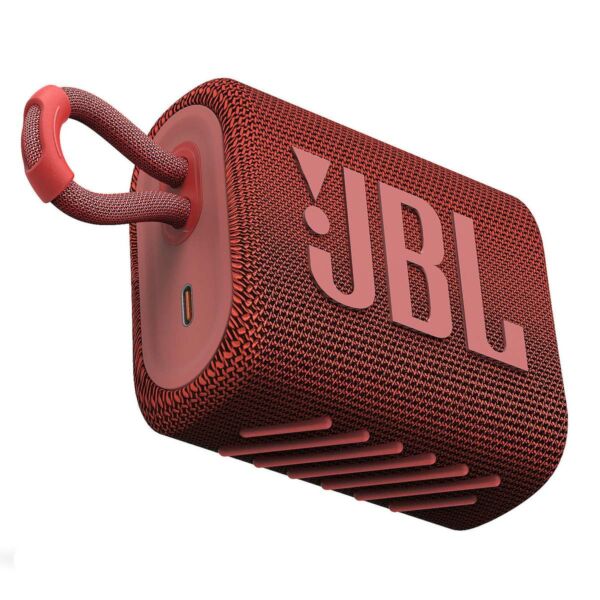 JBL Go 3 Bluetooth Wireless Speaker, hordozható hangszóró piros EU