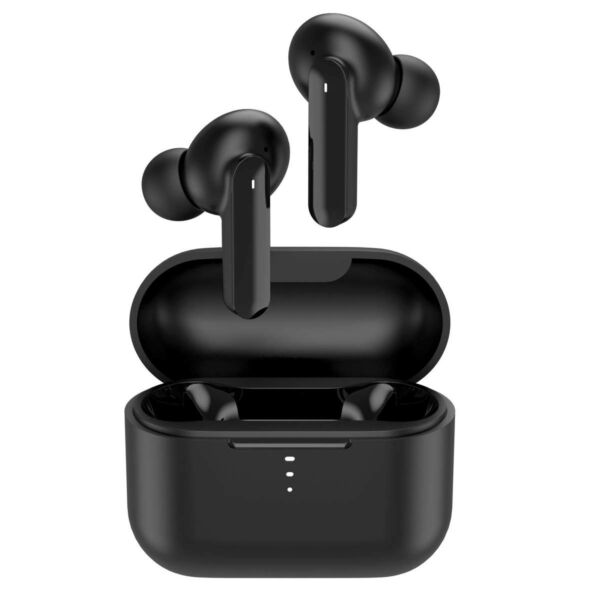 QCY T10 PRO Bluetooth zajszűréses vezeték nélküli fülhallgató, fekete EU