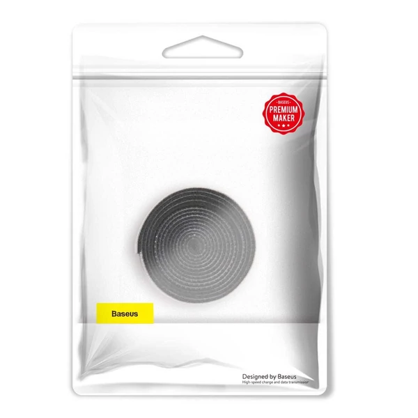 Baseus Rainbow Circle Velcro Straps 1m tépőzáras vágható szalag,  fekete (ACMGT-E01)