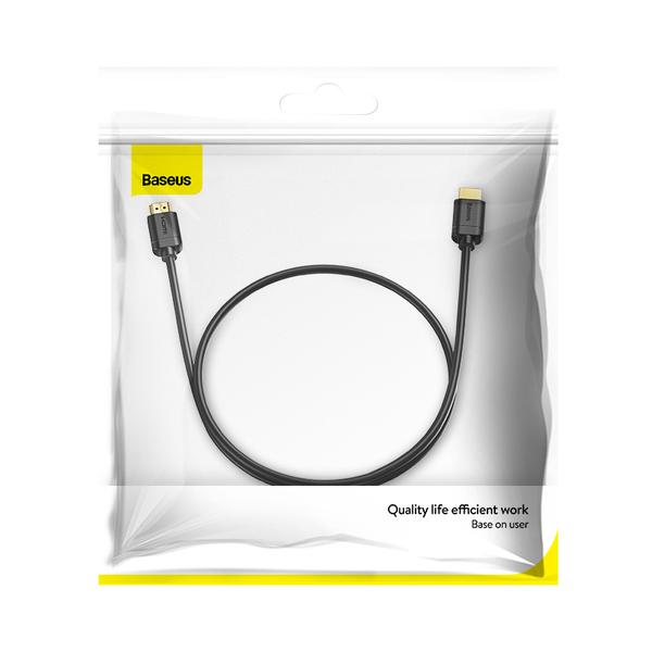 Baseus Videó kábel, High definition sorozat HDMI - 4K HDMI 1m, fekete (CAKGQ-A01)