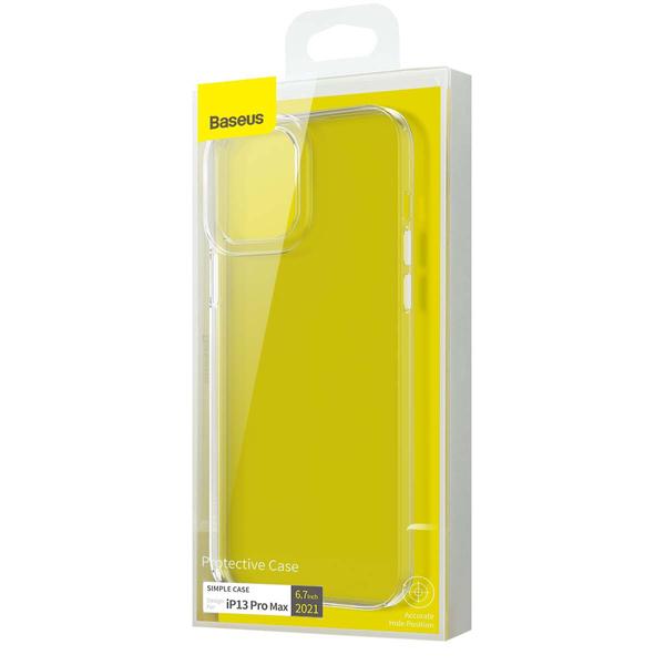 Baseus iPhone 13 Pro Max Simple Series tok, átlátszó (ARAJ000202)