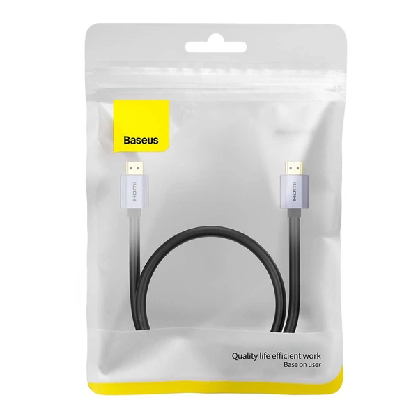 Baseus Videó kábel, High definition sorozat HDMI 2.0 - 4K 60Hz, 1m, fekete (WKGQ020001)