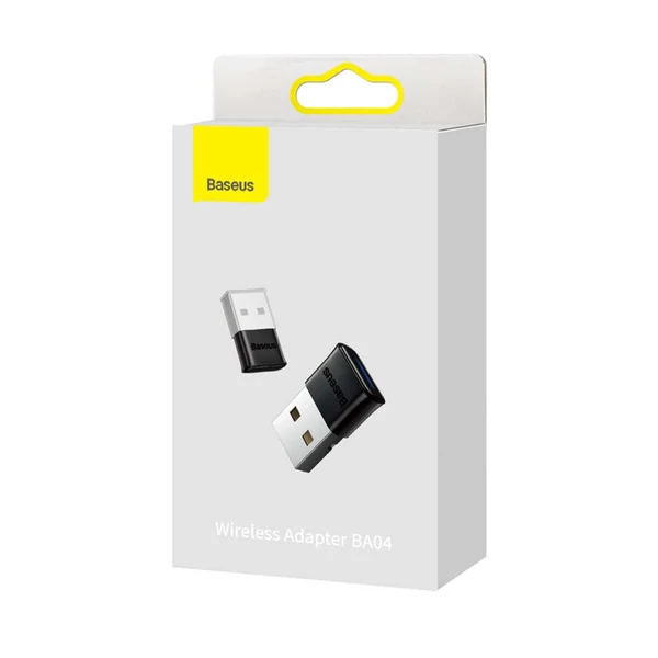 Baseus HUB BA04 mini Bluetooth 5.0 adapter USB számítógépes vevőegység és transmitter, fekete (ZJBA000001)